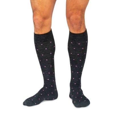 Boardroom Patterned Merino Wool Dress Socks