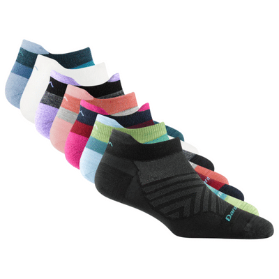 Darn Tough Womens No Show Merino Wool Running Socks Various Colors