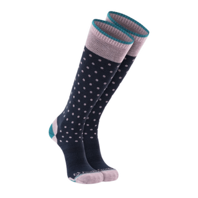 Fox River Womens Merino Wool Compression Socks Polka Dots