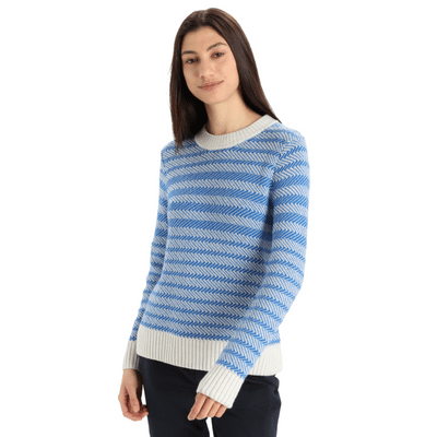 Icebreaker Womens Waypoint Merino Wool Sweater Blue