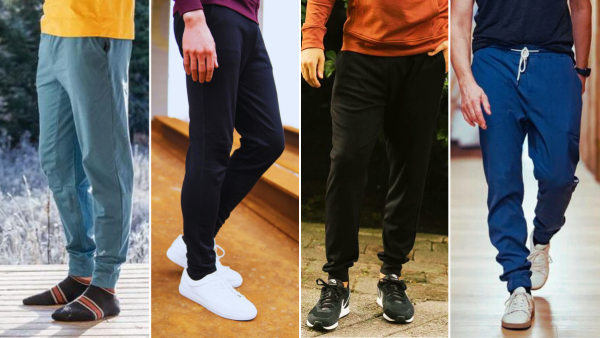 Four different styles of Merino Wool Joggers