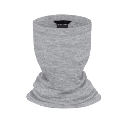 Wool and Prince Neck Gaiter Light Gray